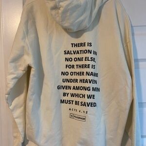 Wearerage/210 Apparel Beige Hoodie “Jesus”